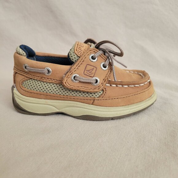Sperry Toddler Lanyard Boat Shoe - Boys Size 6M US - Picture 4 of 10